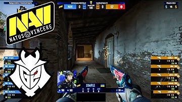 NAVI против G2 l ПЕРВАЯ ВСТРЕЧА МОНЕСИ И СИМПЛА l IEM Katowice 2022