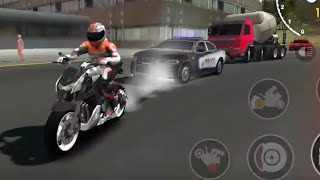 Trò chơi đua xe | Kawasaki Z1000 Nẹt Pô Bị Giao Thông Bắt screenshot 4