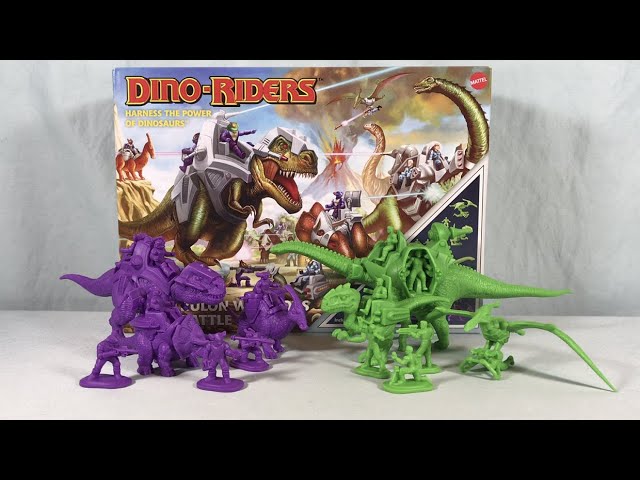 Dino-Riders Rulon Warriors Battle Pack Playset from Mattel! - YouTube