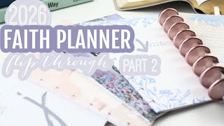 ✝️📅 2026 Faith Planner Set Up & Flip Through Part 2 | Scripture Writing and Books I'm Reading