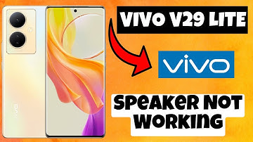 Speaker Not Working Problem Vivo V29 Lite || How to solve speaker issues || Speaker not working