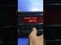Nissan Radio Code Unlock in Seconds 🔓🔥 | #shorts #radiocode