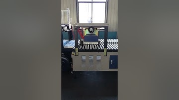 HUAYU-ZYF2850 HIGH LEVEL HEAVY DUTY AUTOMATIC FOLDER GLUER WITH AUTO BUNDLE MACHINE #machine #box