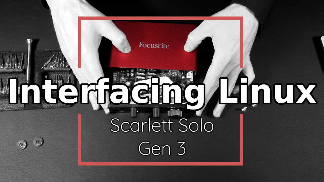  New  Linux 인터페이스: Focusrite Scarlett Solo(Gen3)
