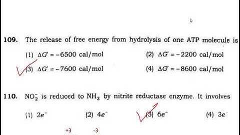 BHU M.Sc. Botany (2018) entrance MCQ
