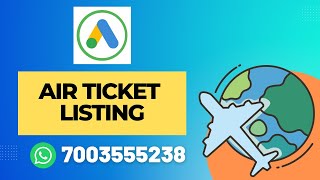 How To Create Google My Business Listing With Air Ticket Booking Business