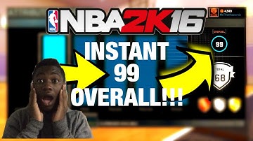 NBA 2k16 INSTANT 99 OVERALL GLITCH!!!