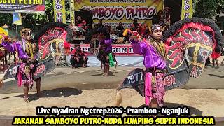 Jaranan SAMBOYO PUTRO Kuda Lumping Super Pegon❗Live Nyadran Ngetrep Kurungrejo Prambon Nganjuk