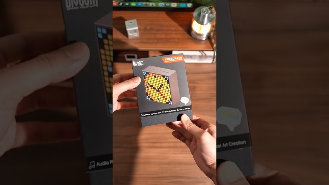 Divoom Timebox-Evo Pixel Art Bluetooth Speaker with 16x16 DIY LED
