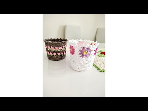 How to Starch and Stiffen Crochet Projects with Sta-Flo - Part 4 of 4 for  the Crochet Round Basket 