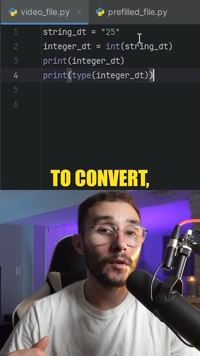 How to Type Cast in Python in 30 seconds #shorts #python #howto # ...