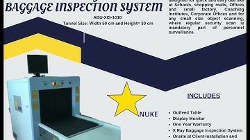 X Ray Baggage Scanner 5030 ABU XIS 1010
