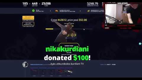 Nika  TMG -ს 100 $ დაუდონატესსსს!!    WHAT????