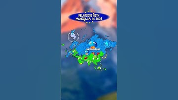 Relations with Mongolia #europe #map #mapping #history #mapper #shorts #edit #geography #mongolia