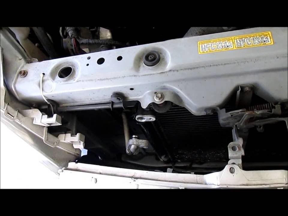 Replacing the A/C Condenser in a Toyota Echo - YouTube