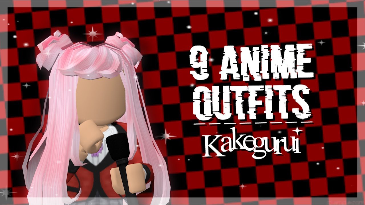 9 Anime Outfits Links In Desc Kakegurui Roblox Youtube - otaku t shirt roblox anime