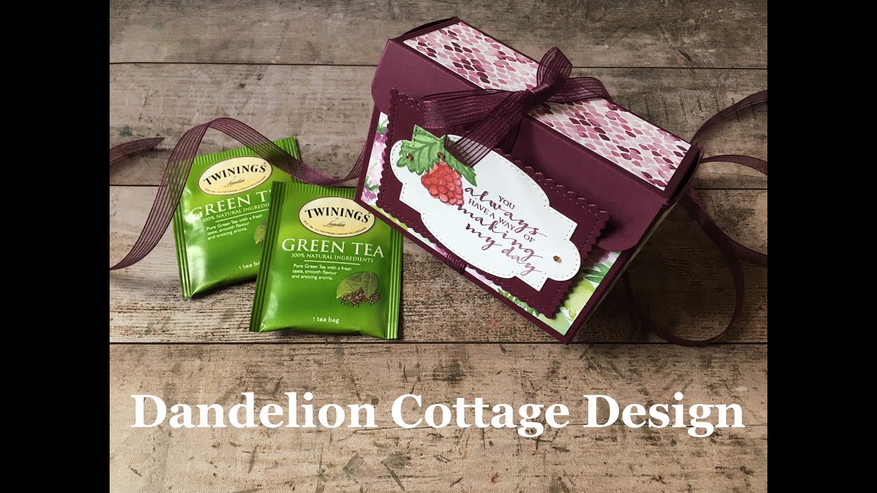 How To Make The Raspberry Tea Box, part 1 - YouTube