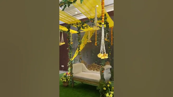 Haldi Function Decoration At Home | Haldi Function Decoration | Haldi Function Decoration For Groom