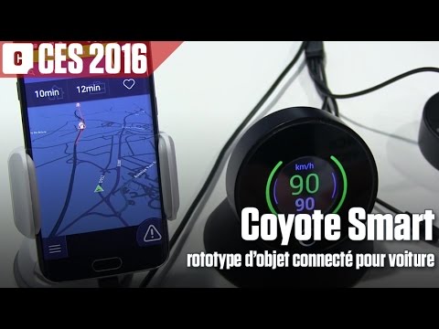 Coyote présente un prototype d’objet connecté pour voiture