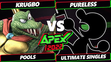 Apex 2022 - Krugbo (King K. Rool) Vs. Pureless (Mr. Game & Watch) - SSBU Ultimate Tournament