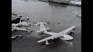 Howard Hughes and the Spruce Goose ~ circa 1985