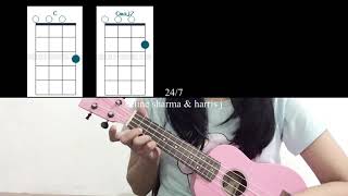 24/7 celina sharma ukulele tutorial
