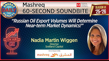 Daily Energy Markets - Mashreq 60 - Second Soundbite