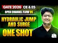 Open Channel Flow 05 :  Hydraulic Jump and Surge One Shot | CE &amp; ES | GATE 2026 One Shot Series