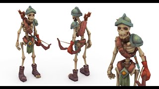 Archer skeleton with animations Archer skeleton with animations