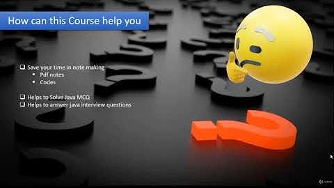 Java preparation course | Udemy course Preview