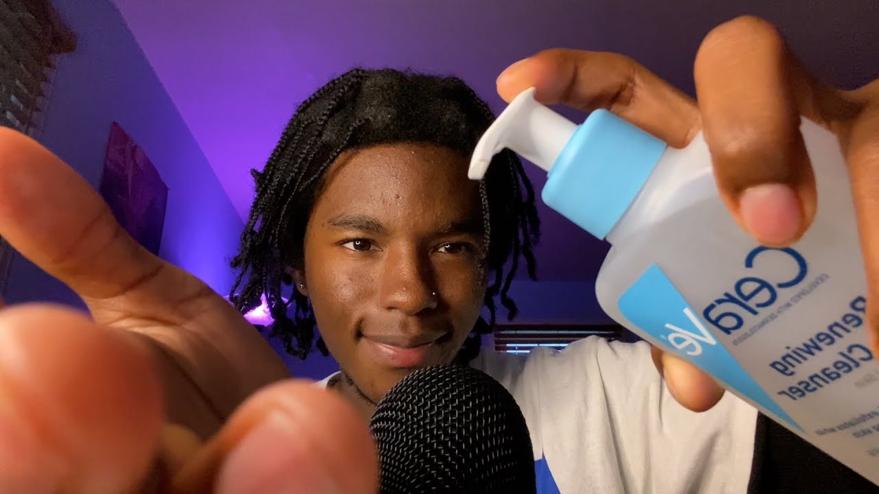 ASMR doing your nighttime skincare ☁️🫐 (Immersive, personal attention, whispered)