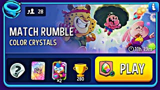 color crystals share energy match rumble match masters gameplay.