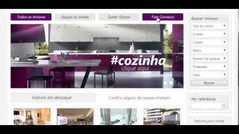 Sites para Corretores e Imobiliárias - Modelo 5