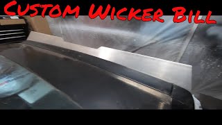 How to build a custom wicker bill spoiler for 3rd gen Camaro