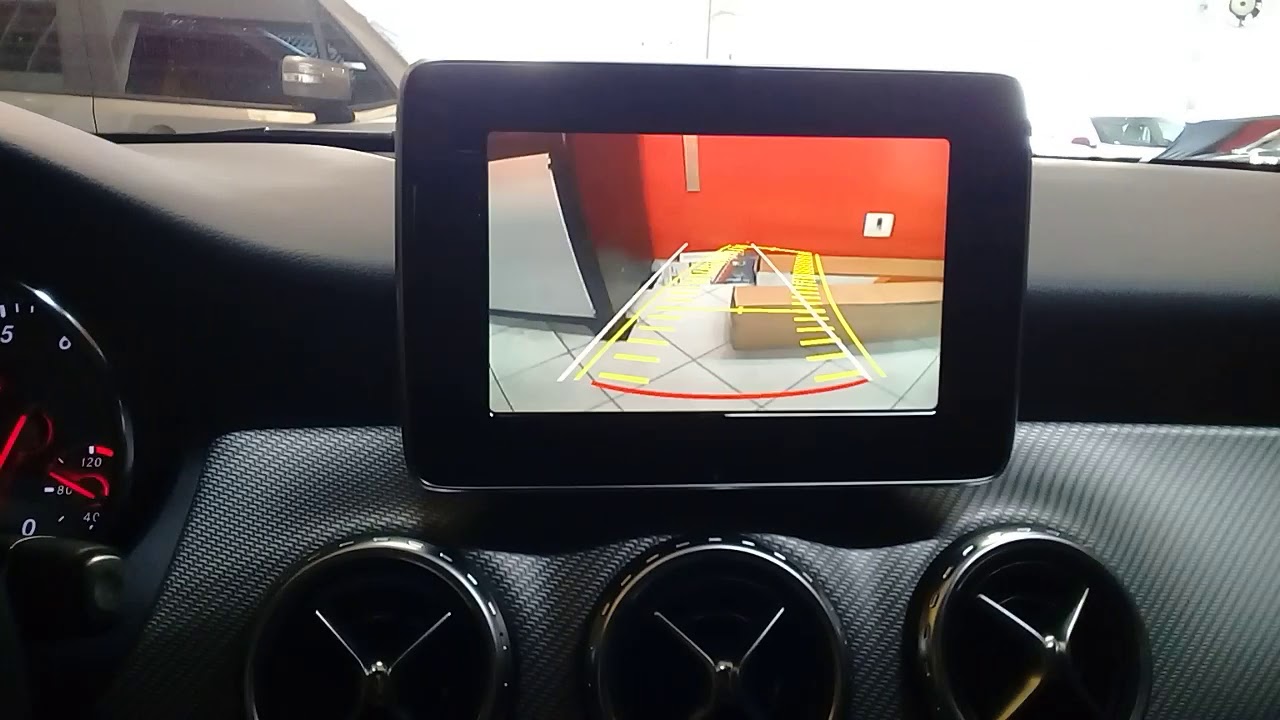 Mercedes GLA - instalação de CarPlay (sem fio) + Câmera de Ré + Sensor - ArtSom Auto