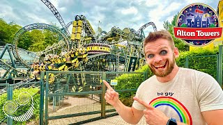 THIS ROLLER COASTER HYPNOTIZES YOU!! 😵‍💫 (Best Day Ever at Alton Towers!)