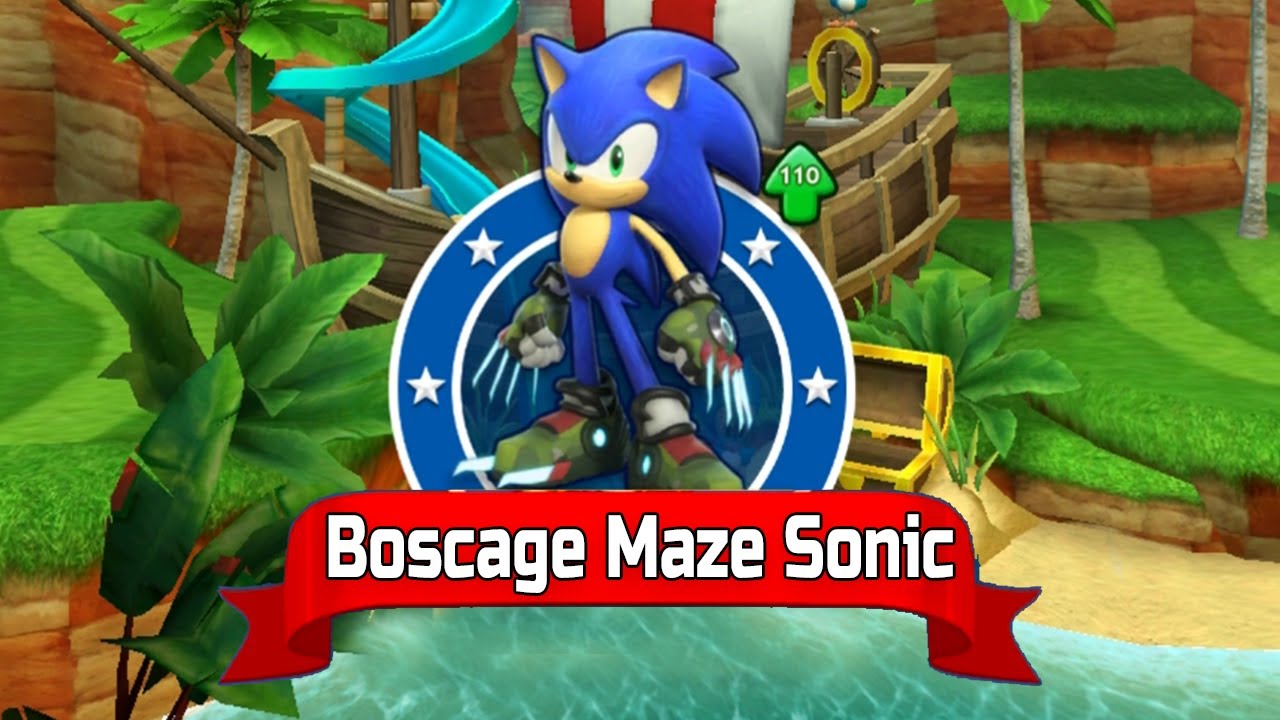 Sonic Dash - Boscage Maze Sonic New Sonic Prime Event Character Update -  All 67 Characters Unlocked 