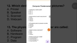 Computer fundamentals