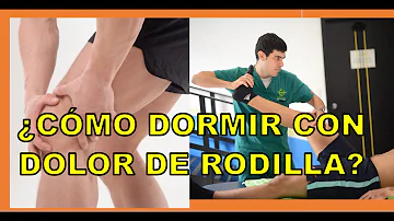 ¿Cuál es la mejor manera de dormir con una prótesis de rodilla?