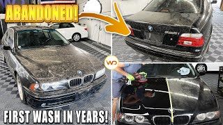 Disaster Barnyard Find | Extremely Dirty BMW E39 | First Wash In Years | Car Detailing Restoration