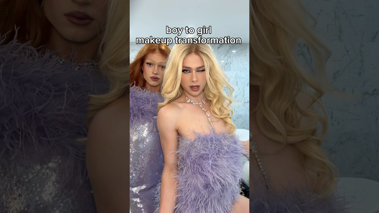 BOY TO GIRL MAKEUP TRANSFORMATION