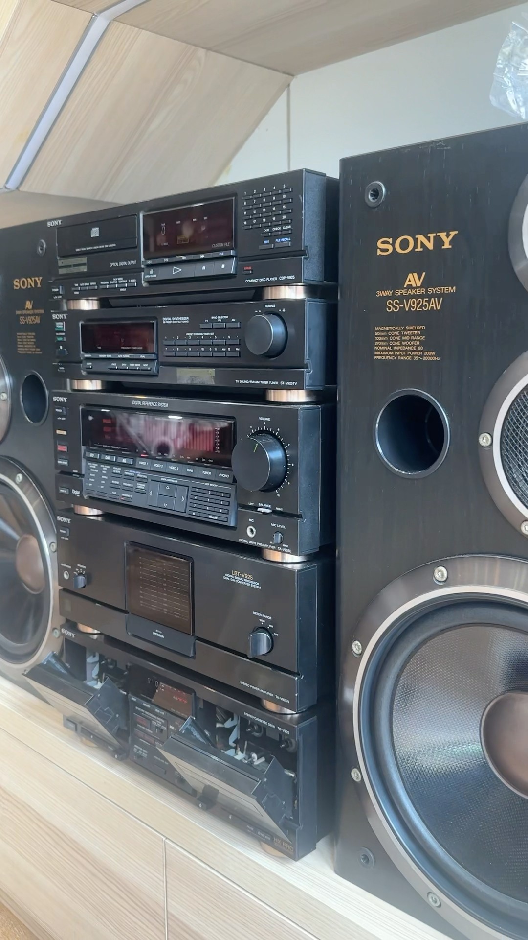 Sony v925 audio hiend japan #amthanhbai #music #bose
