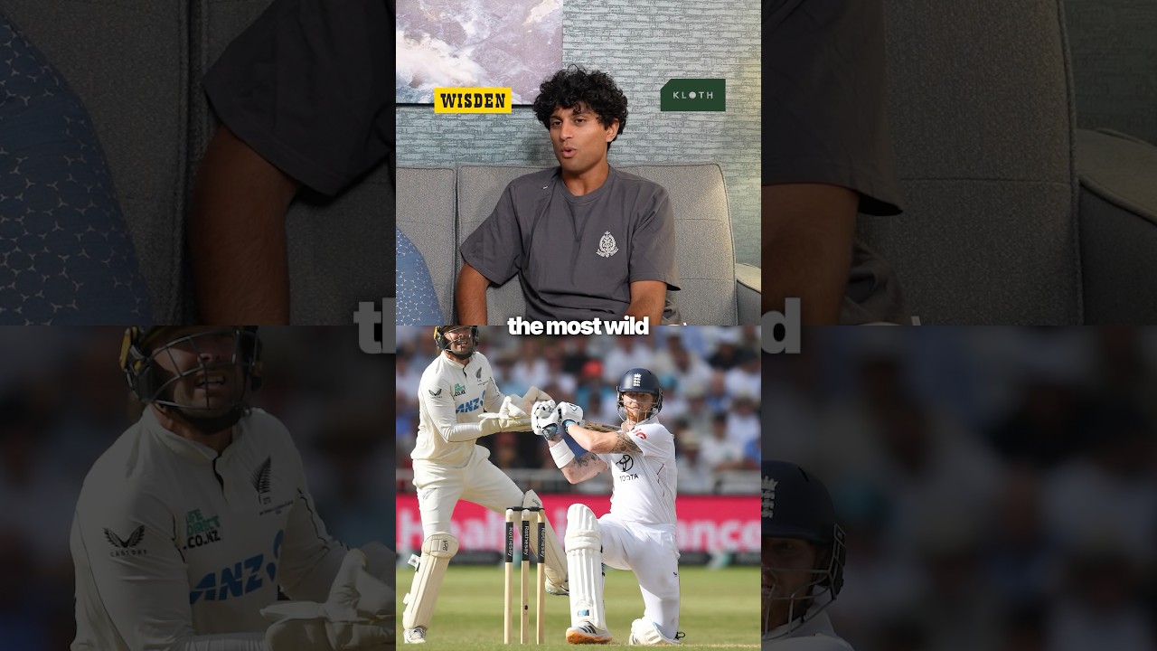 Rachin Ravindra’s reaction to Ben Stokes’ surprise international retirement 🏴󠁧󠁢󠁥󠁮󠁧󠁿😮