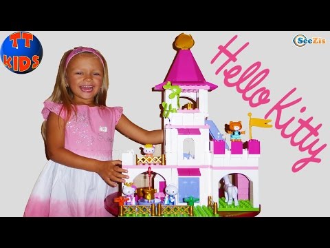 Hello Kitty ЗАМОК ПРИНЦЕССЫ - Распаковка от Ярославы Игры для девочек Unboxing Princess Castle