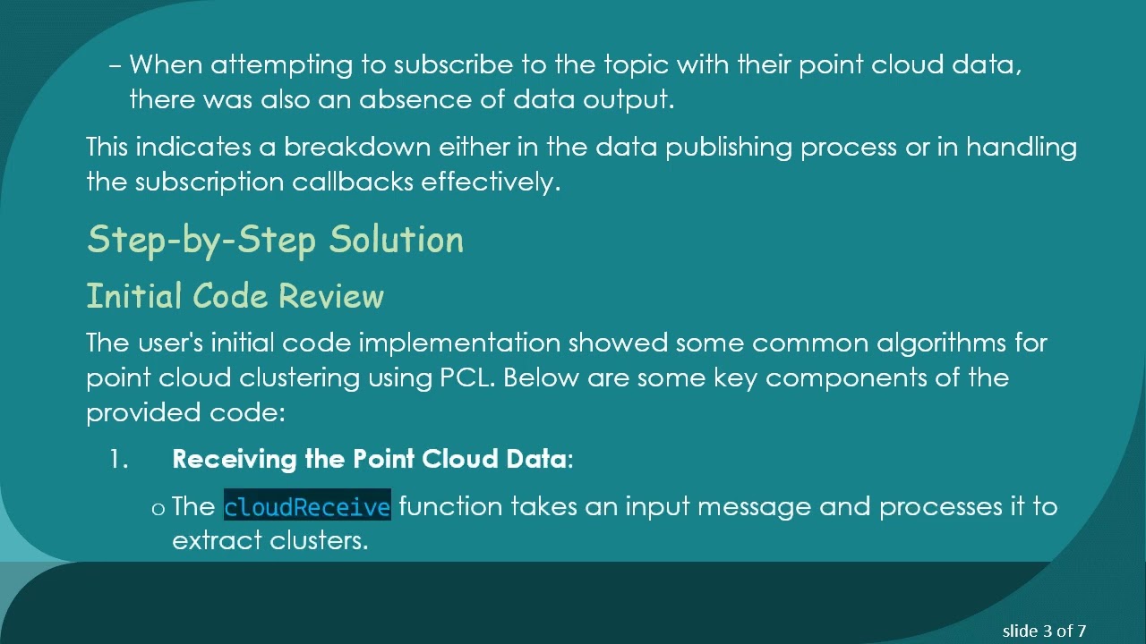 Solving Point Cloud Clustering Challenges in ROS with PCL