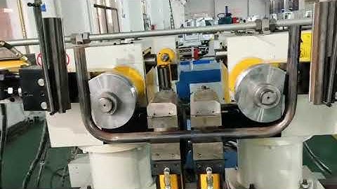 double head stainless steel pipe bending machine,deformed double head 50profile ms nc tube pipe bend