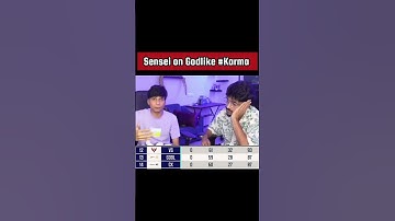 Sensei on Godlike #Karma Back Reply 🤯 #godlike #sensei #esports #bgmi #jonathan #gaming