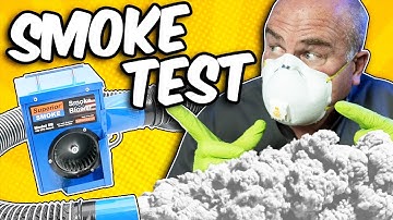 Smoke Test - Plumber Locates Sewer Odors With a Smoke Machine