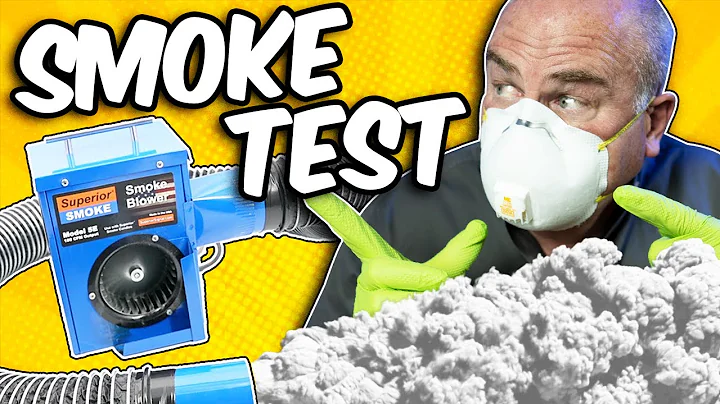 Smoke Test - Plumber Locates Sewer Odors With a Smoke Machine
