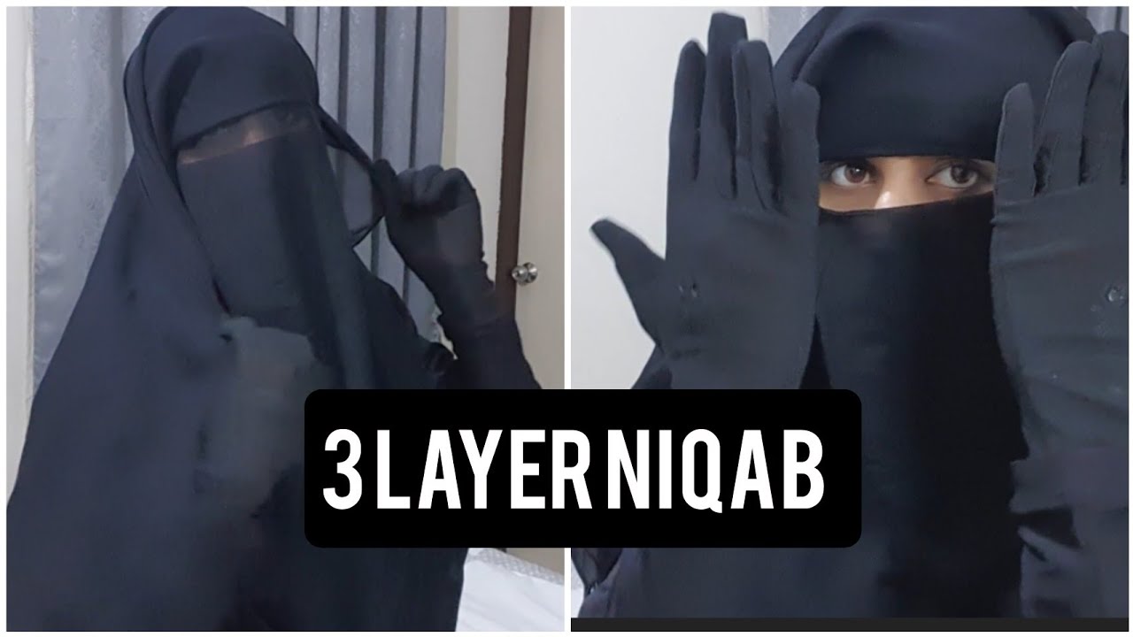 How To Wear 3 Layer Niqab ?/Eye Coverage.